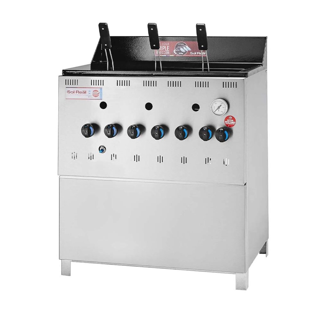 Freidora 42 Lts Triple Inyección Sol Real
