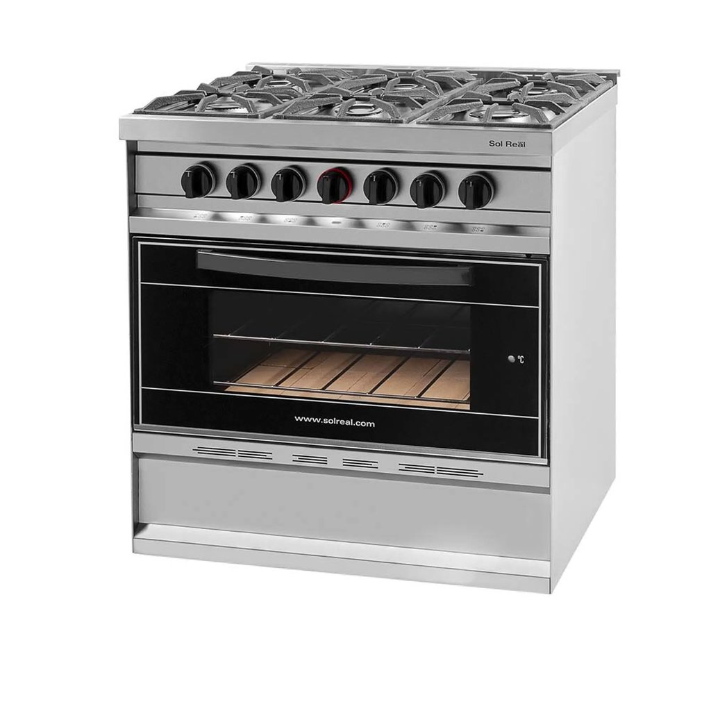 [COC-MINI-6H-VID] Cocina Mini 6 Hornallas Puerta Vidrio Sol Real