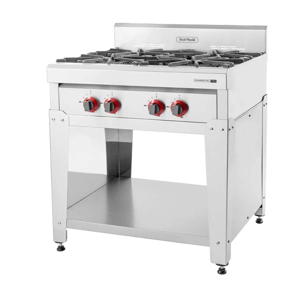 [AN-4H-700] Anafe 4 Hornallas Commercial 700 Sol Real