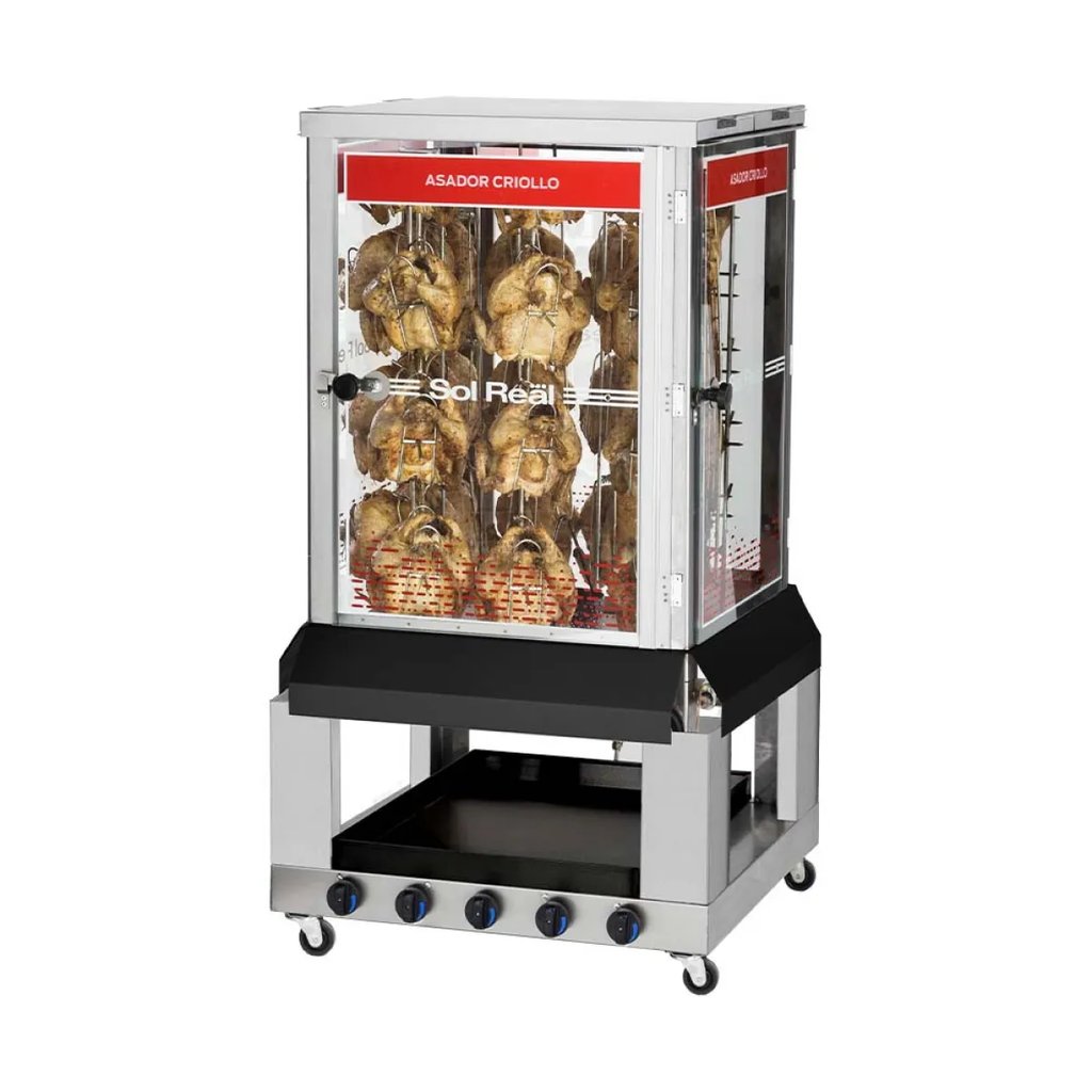 [ASAD-CRIOLLO-GR] Asador Criollo Grande 24 Pollos Sol Real