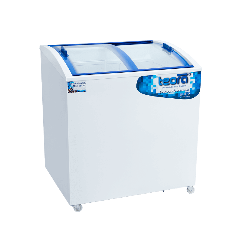 [FH250CI] Teora FH250CI PRO - Freezer Tapa Vidrio Curvo Inclinado