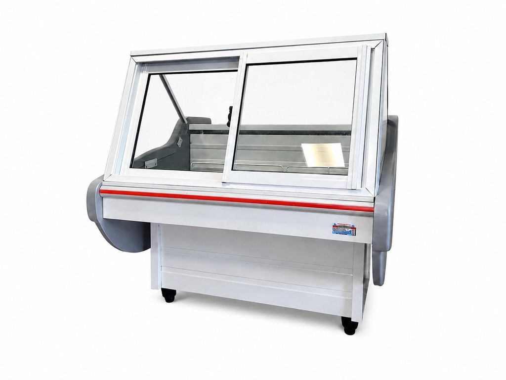 [BAT-CAR-120-TIP-AUT] Batea Carnicera 1200 mm Tipo Autoservicio con Puertas Corredizas Martínez Frío