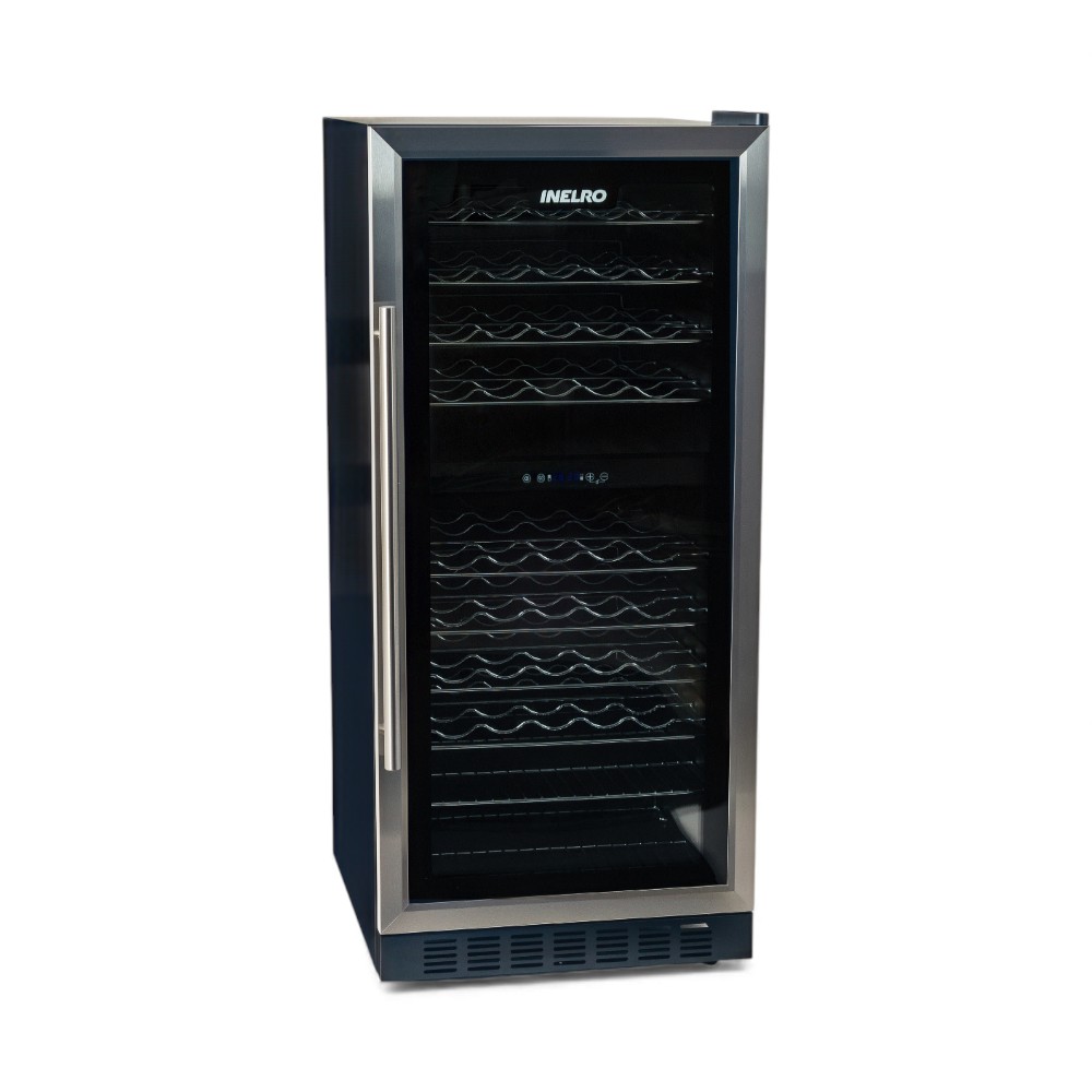 [Cava-119-DZ] Cava de Vinos 119 Botellas Doble Zona de Temperatura Inox Door Inelro