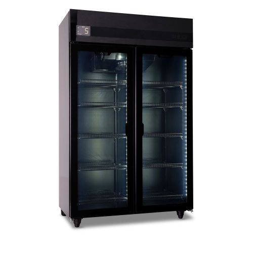 [MT-34-B] Heladera Exhibidora MT-34 980 L 2 Puertas Black Inelro