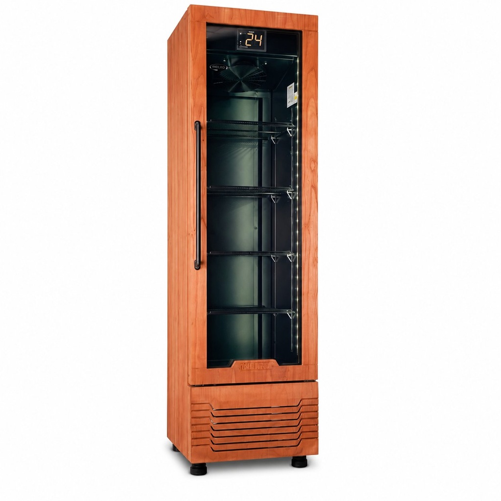 [MT-11-NB] Heladera Exhibidora MT-11 301 L Gas R290 Nórdica Black Inelro