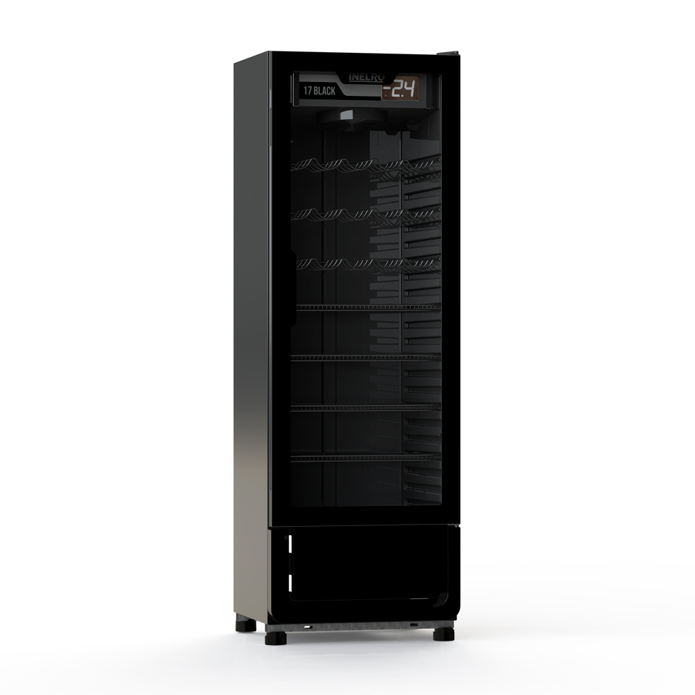 [MT-17-B] Heladera Exhibidora MT-17 470 L Inverter Black Inelro
