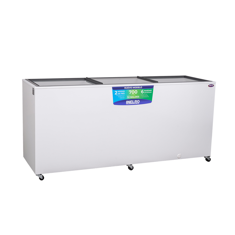[FIH-700V] Freezer Comercial Horizontal FIH-700 V 695 L Gas R290 White Inelro