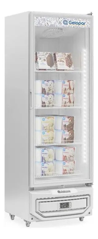 [FR-EX-GL] Freezer Exhibidor Vertical Gelopar Inverter Gpf45 446 Lts